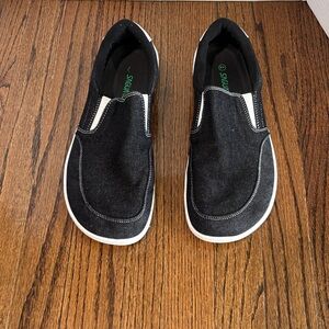 Saguaro Black Slip-On denim Shoes size 44